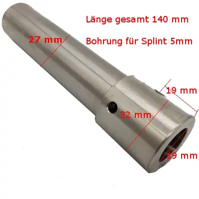 Heißes Angebot Reparaturhülse Rührflügel Müller Milchtank – 19 mm – Ersatzteil Rührwerk senkrecht verbaut