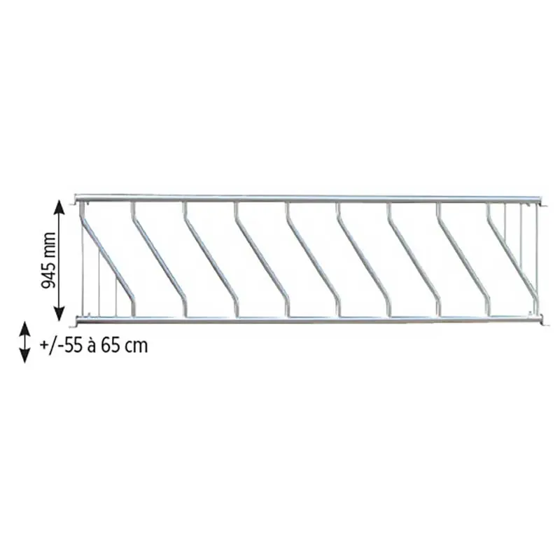 Schrägfressgitter 10 Plätze 5 m (M.B.O.) Preiswert