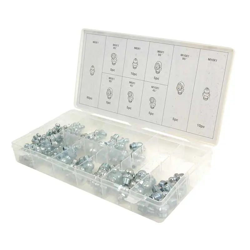 Neu Schmiernippel metrisch110 Teile