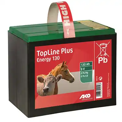 Weidezaunbatterie 9 V 130 Ah LxBxH 190x130x160mm Kracherpreis