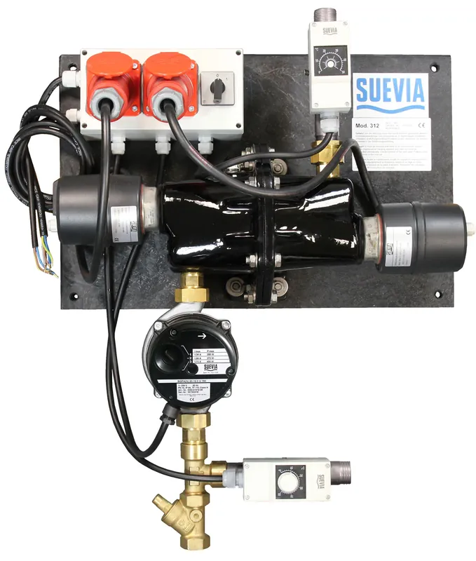 Mega-Angebot Heizgerät Mod. 312, 6kW, 400V max.350m 1" isoliert Suevia