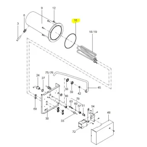 Expressversand Dichtung für Boilerbehälter - Förster Kälbertränke TAP 5
