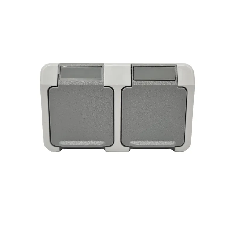 SCHUKO-Steckdose 2fach waagerecht - Aufputz Must-Have