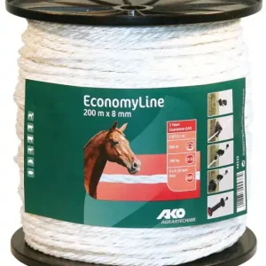 Weidezaunseil EconomyLine 200 m x 8 mm Direkt Vom Hersteller
