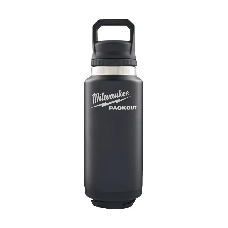 Thermosflasche 1 Liter mit Schraubdeckel, schwarz Milwaukee® Sonderaktion