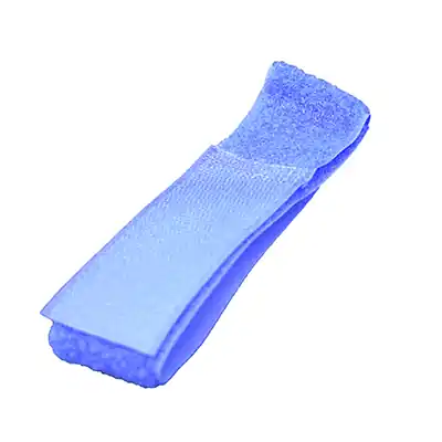 Geprüft Fesselband Klett blau 10er Pack