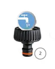 Hahnstück 1" Gartenschlauch / Anschluss für Wasserhahn Angebot
