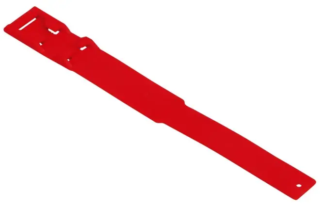 Fesselband PVC rot 37 cm – Beinmarkierung Kuh | Kerb Knallerangebot