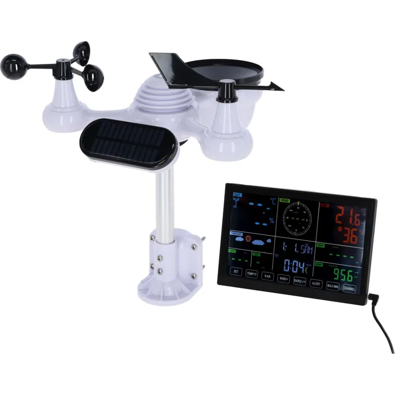 Markenware Digitale Wetterstation 7 in 1 - Wifi