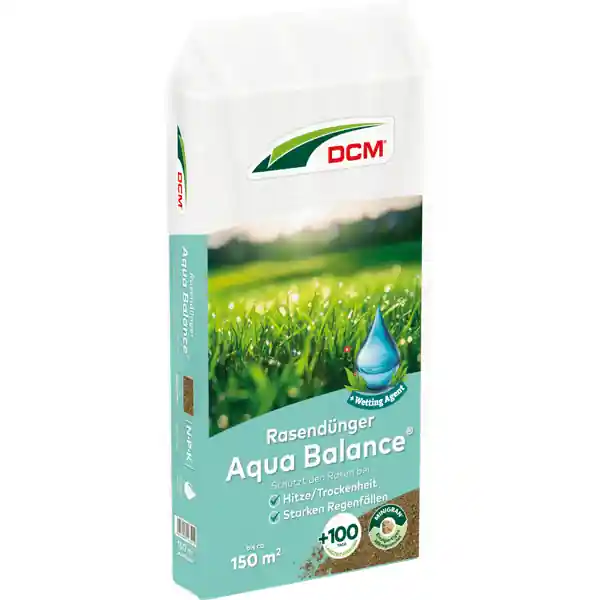 Top-Seller Rasendünger Aqua Balance® | 9 kg - ca. 150 m² | Rasen-Langzeitdünger | Cuxin DCM