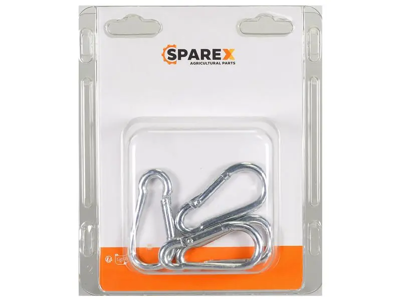 Neue Kollektion Karabinerhaken Agripak | 6 x 60 mm | 4 Stück