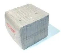 Müthing Vliestücher Blattgröße 35 x 33 cm ca 415 Tücher Folienpack Echt