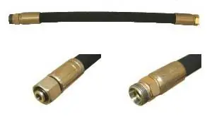 Begrenztes Angebot Müthing  Hydraulikschlauch NW10-12L, 1000 mm lang mit Überwurfmutter und Außengewinde