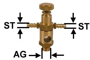 Müthing  Tropföler doppelt Anschluss 1/4" AG für Schlauchtülle ST 6 mm Preiswert