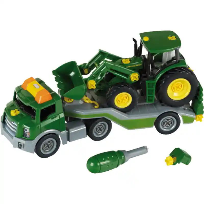 Klein K3908 Klein Transporter mit John Deere Traktor demontierbar Maßstab 1:24 Billig