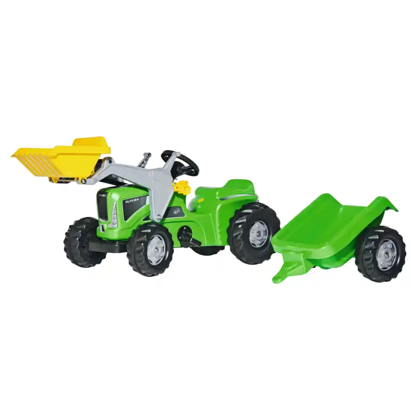 Rolly Toys  630035 Rolly Toys Futura Trac grün mit Kid Trailer und Kid Lader Günstig
