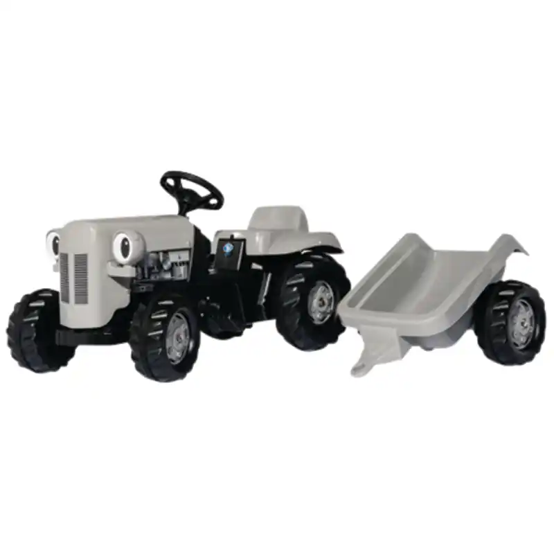Neuheit Rolly Toys  014941 Rolly Toys Little Grey Fergie mit Kid Trailer stabile Drehschemellenkung