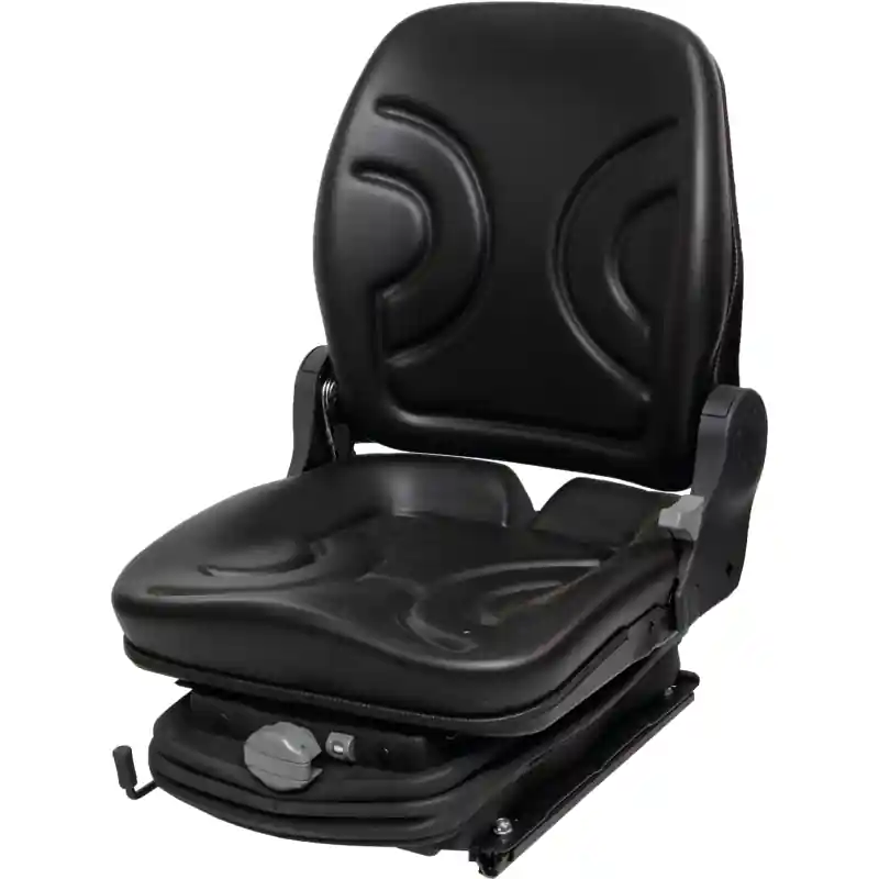 Granit 240920211 Mechanischer gefederter Sitz schwarz PVC für Hoflader Versand Am Gleichen Tag