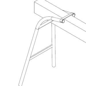 Eichinger Gerüstbockhälfte 1306 einteilig Tragkraft 900 kg Höhe 800 - 1500 mm Eichinger Knallerangebot