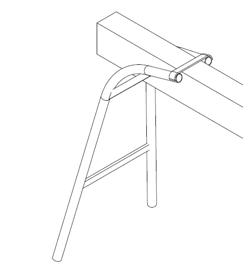 Eichinger Gerüstbockhälfte 1306 einteilig Tragkraft 900 kg Höhe 800 - 1500 mm Eichinger Knallerangebot