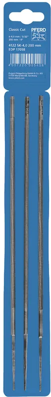 Pferd  Kettensägenfeile Standard Durchmesser 4,0 - 5,5 mm Länge 200mm 3 Stück PFERD Rabatt