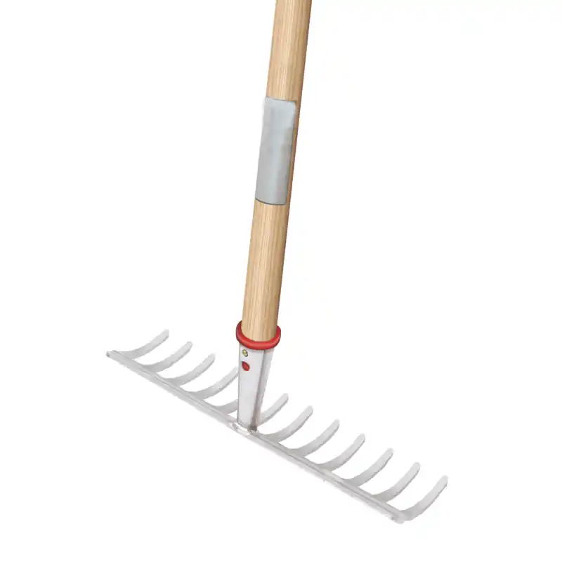 Ideal IDEAL Gartenrechen 14 Zinken Arbeitsbreite 360 mm konische Dülle mit Stiel Versand Am Gleichen Tag