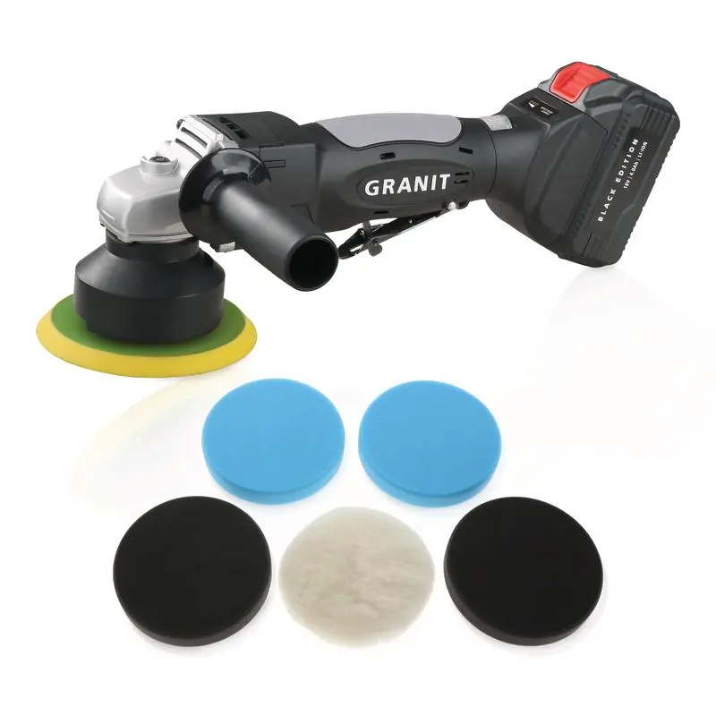 Kracherpreis GRANIT Black Edition Akku-Poliermaschinen Paket