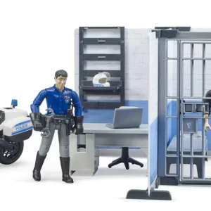 Bruder Polizeistation mit Polizeimotorrad Online Kaufen