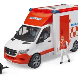Expressversand Bruder  Bruder MB Sprinter Krankenwagen mit Fahrer, L+S Modul