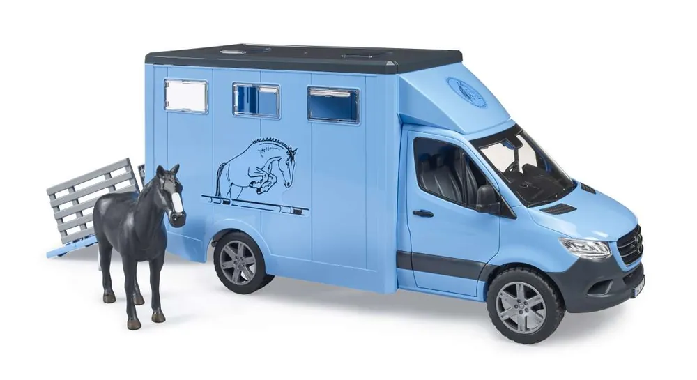Bruder Bruder MB Sprinter Tiertransporter mit 1 Pferd Bestseller