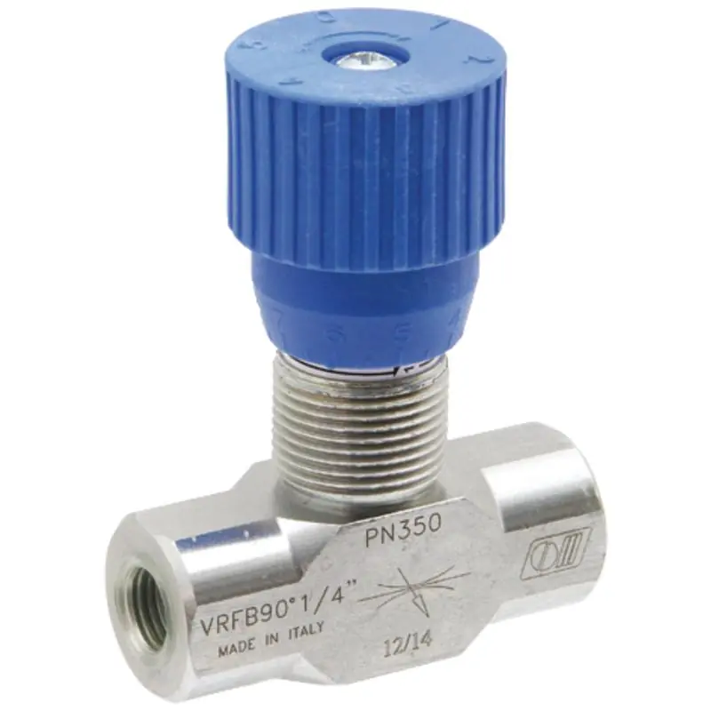 Sonderangebot Oleodinamica Marchesini Drosselventil VRFB -1/4" BSP Knopf Handrad aus Kunststoff