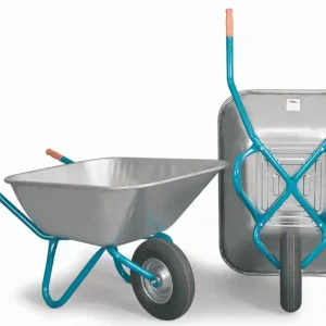 Neu Mefro Schubkarre Bully - 140 L blau