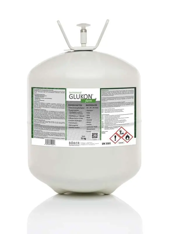 Böker Sprühklebstoff GLUKON farm - 13 kg 5.5 m Versand Am Gleichen Tag