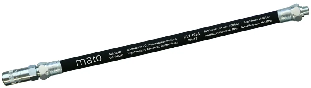 MATO Fettpressenschlauch RH-30C mit M10x1 Zertifiziert