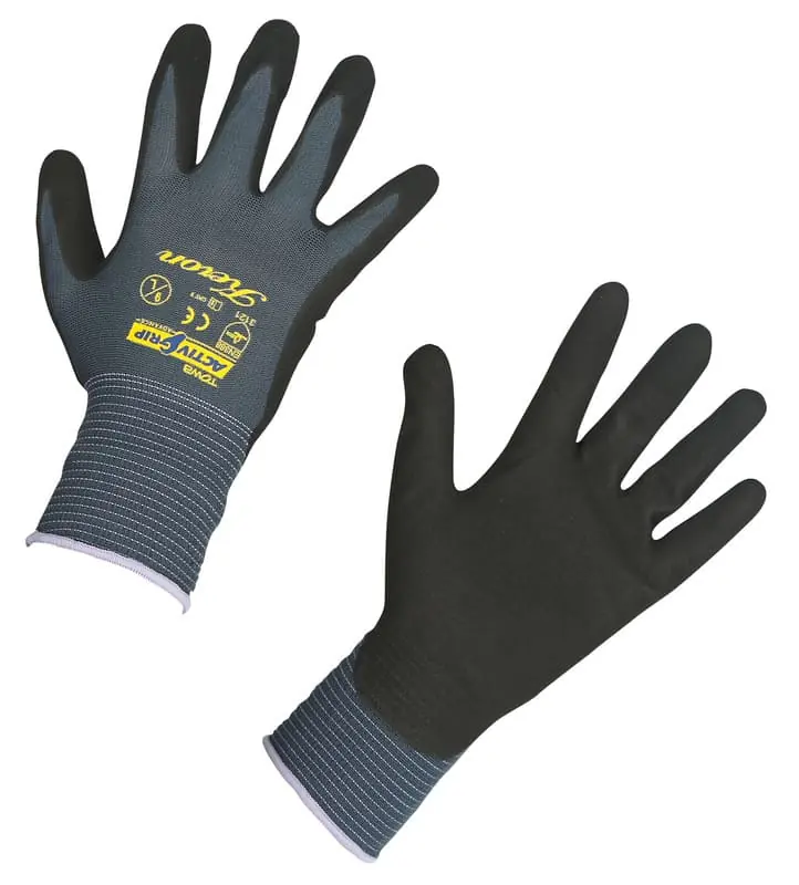 Zertifiziert ActiveGrip Advance Gr. 10 Nylonhandschuh mit Nitrilbeschichtung S