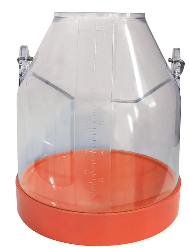 Mega-Angebot Melkeimer 30 L - extra stabil mit Skala - orange blau