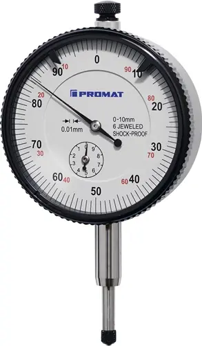 Saisonangebot TECWERK Messuhr 10 mm Ablesung 0,01 mm