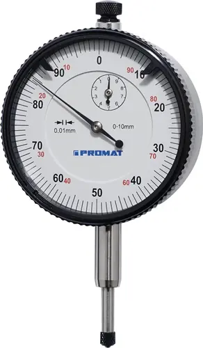 TECWERK Messuhr 10 mm Ablesung 0,01 mm Neue Kollektion