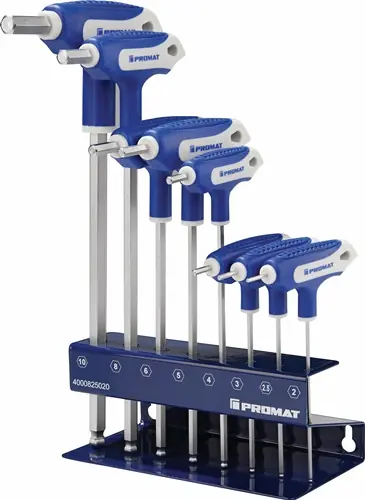 Ausverkauf TECWERK Stiftschlüsselsatz 8-teilig SW 2-10
