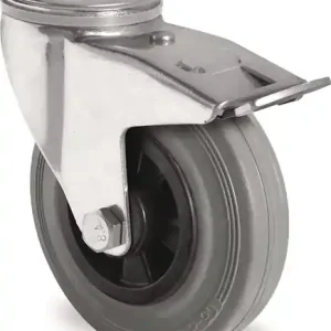 Sale TECWERK Lenkrolle mit Totalfeststeller Rad- Durchmesser 125 mm Tragfähigkeit 100 kg