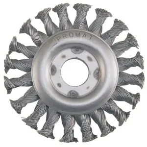 Knallerangebot PROMAT Rundbürste Durchmesser 178 mm Drahtstärke 0,5 mm 10000 min-¹