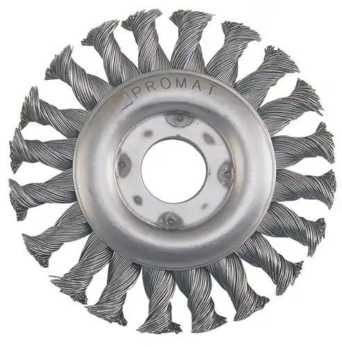 Knallerangebot PROMAT Rundbürste Durchmesser 178 mm Drahtstärke 0,5 mm 10000 min-¹
