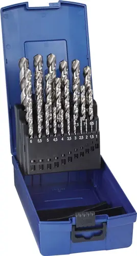 Heißes Angebot PROMAT Spiralbohrersatz Nenn- Durchmesser 1-13x0,5 mm 19 teilig