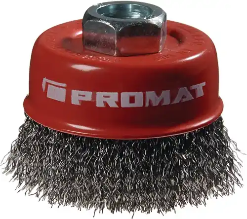 Markenprodukt PROMAT Topfbürste Durchmesser 60 mm Drahtstärke 0,3 mm 60 mm