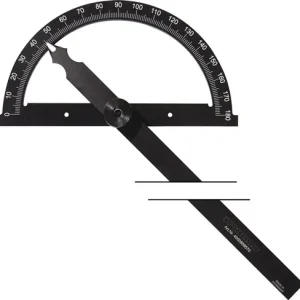 Letzte Chance PROMAT Winkelmesser Gradbogen- Durchmesser 120 mm 120 mm (Nicht verfügbar)