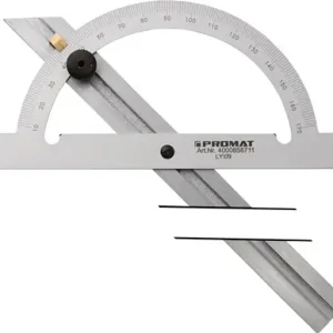 PROMAT Winkelmesser Gradbogen- Durchmesser 200 mm 100 mm Jetzt Bestellen