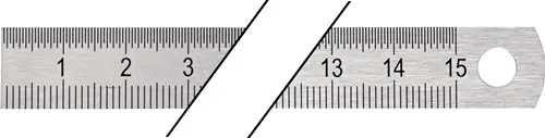 Top-Preis PROMAT Stahlmaßstab Länge 150 mm 150 mm 13 x 0.5 mm