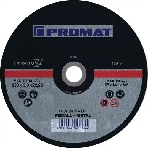 PROMAT Trennscheibe D125x2,5mm gekröpft Stahl gekröpft Sichere Zahlung