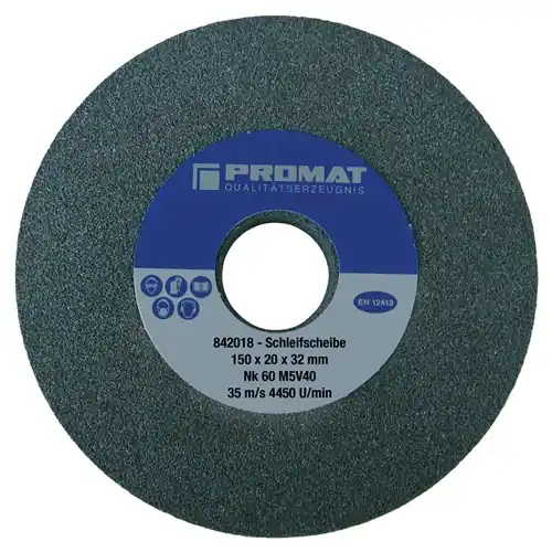 Direkt Vom Hersteller PROMAT Schleifbockscheibe Durchmesser 200xB32x51mm 36 125 mm (Nicht verfügbar) 36