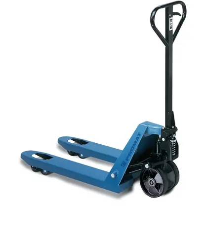 PROMAT Gabelhubwagen Gabel-L. 800 mm Trgf. 2500 kg Stahl Polyamid Begrenztes Angebot